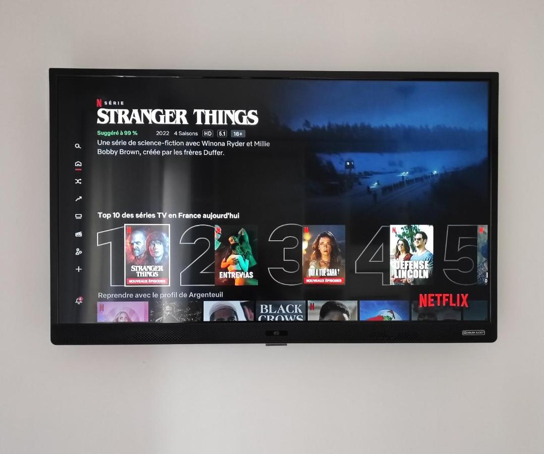 아르장퇴유 Chic Et Moderne+Wifi+Netflix 아파트 외부 사진